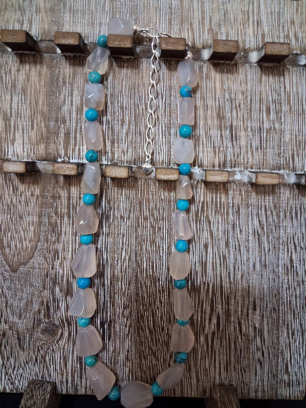 Jay King Mine Finds Rose Quartz & Turquoise Accent Beaded Necklace